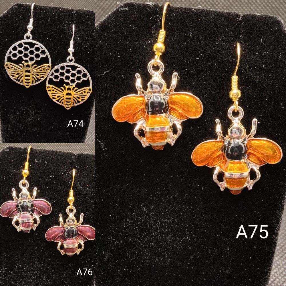 Honey Bee Earrings